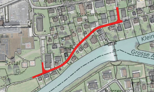 Gurbenstrasse - Fertigstellungs- und Deckbelagsarbeiten